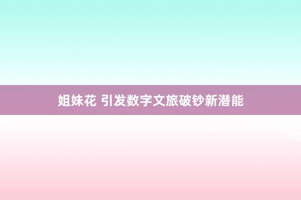 姐妹花 引发数字文旅破钞新潜能