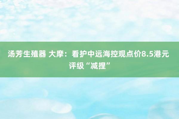 汤芳生殖器 大摩：看护中远海控观点价8.5港元 评级“减捏”