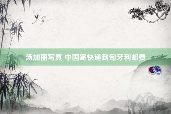 汤加丽写真 中国寄快递到匈牙利邮费