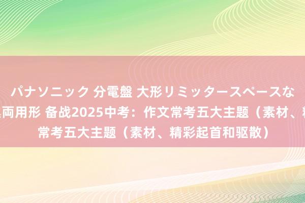 パナソニック 分電盤 大形リミッタースペースなし 露出・半埋込両用形 备战2025中考：作文常考五大主题（素材、精彩起首和驱散）