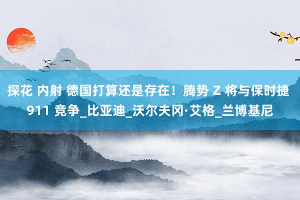 探花 内射 德国打算还是存在！腾势 Z 将与保时捷 911 竞争_比亚迪_沃尔夫冈·艾格_兰博基尼